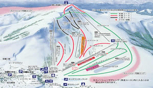 車山高原スキー場MAP