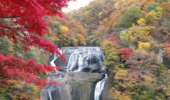 袋田の滝と花貫渓谷