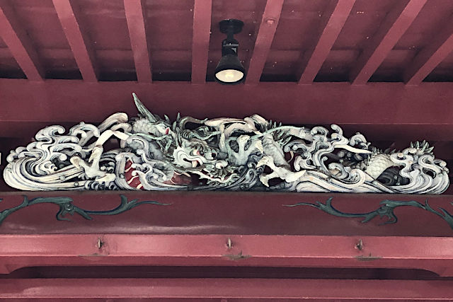 箱根神社の彫刻
