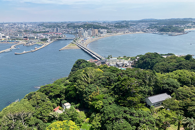 江の島シーキャンドルからの眺望