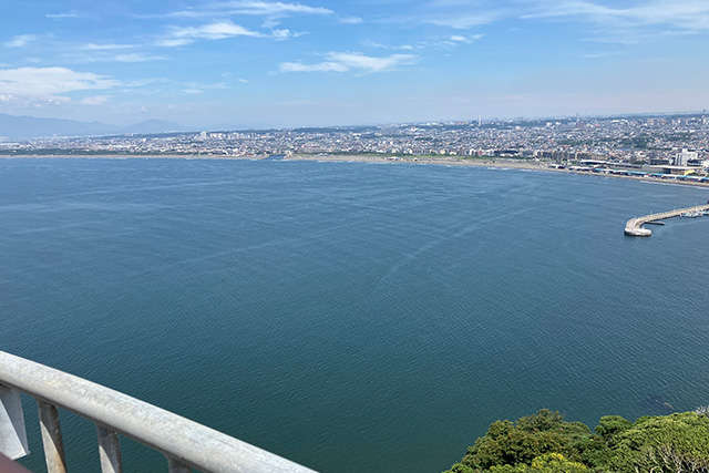 江の島シーキャンドルからの眺望