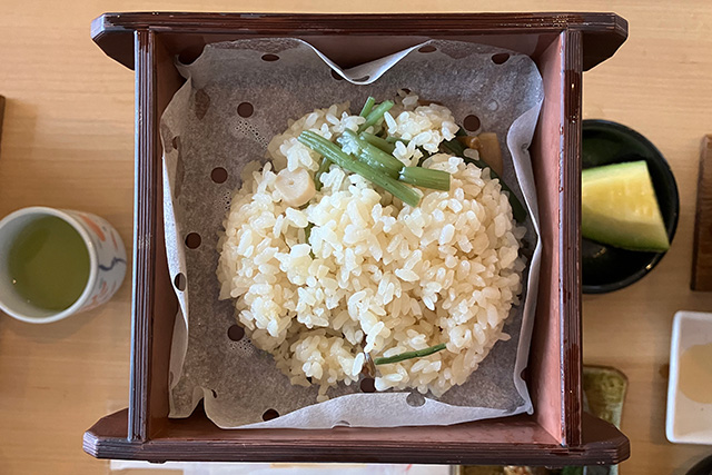 山菜きのこ炊き込みご飯