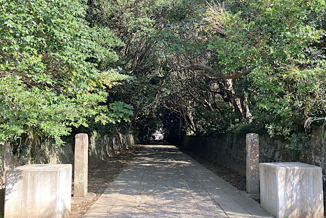 酒列磯前神社・参道