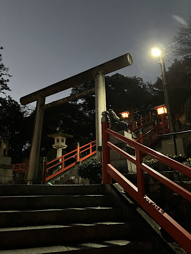 足利織姫神社・本坂