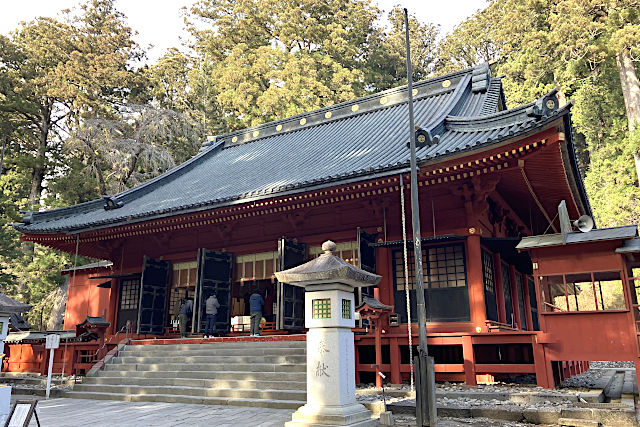 二荒山神社の拝殿