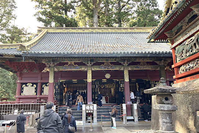 鳴龍の日光輪王寺の薬師堂