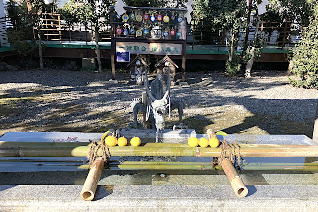 報徳二宮神社の手水舎