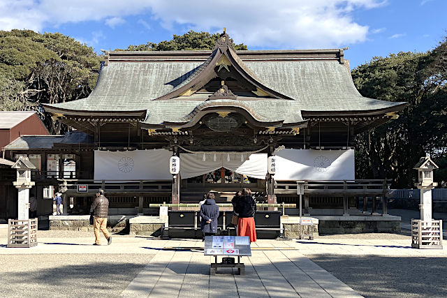 酒列磯前神社・拝殿