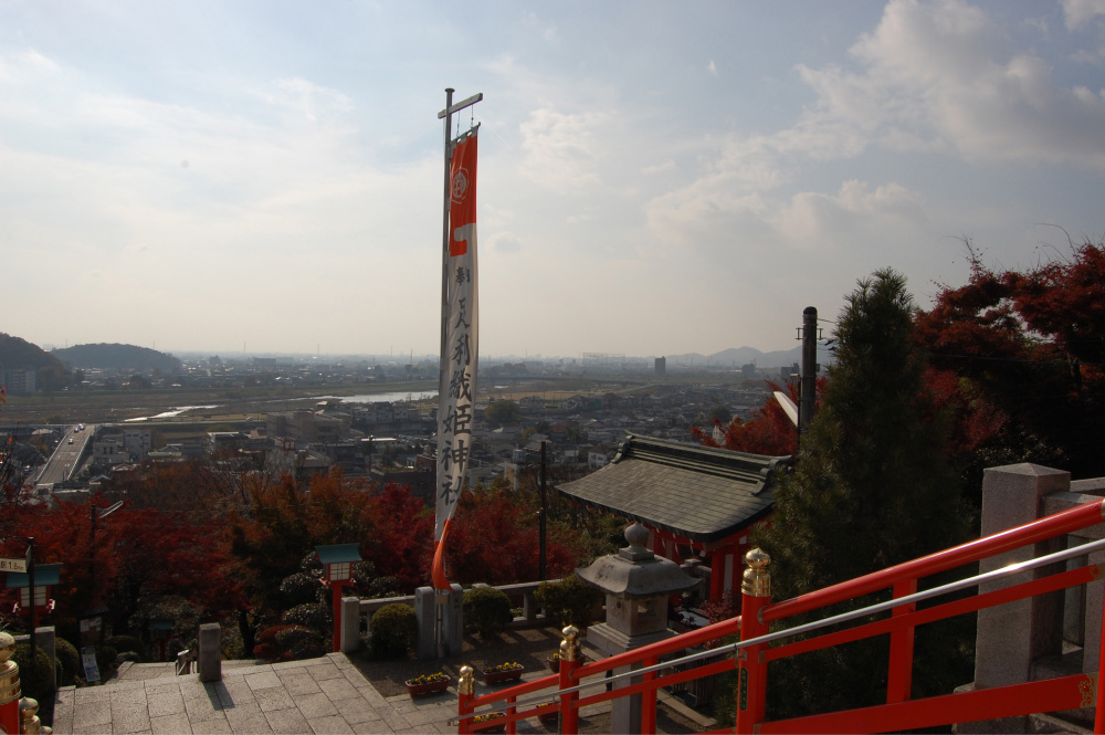 足利織姫神社からの展望