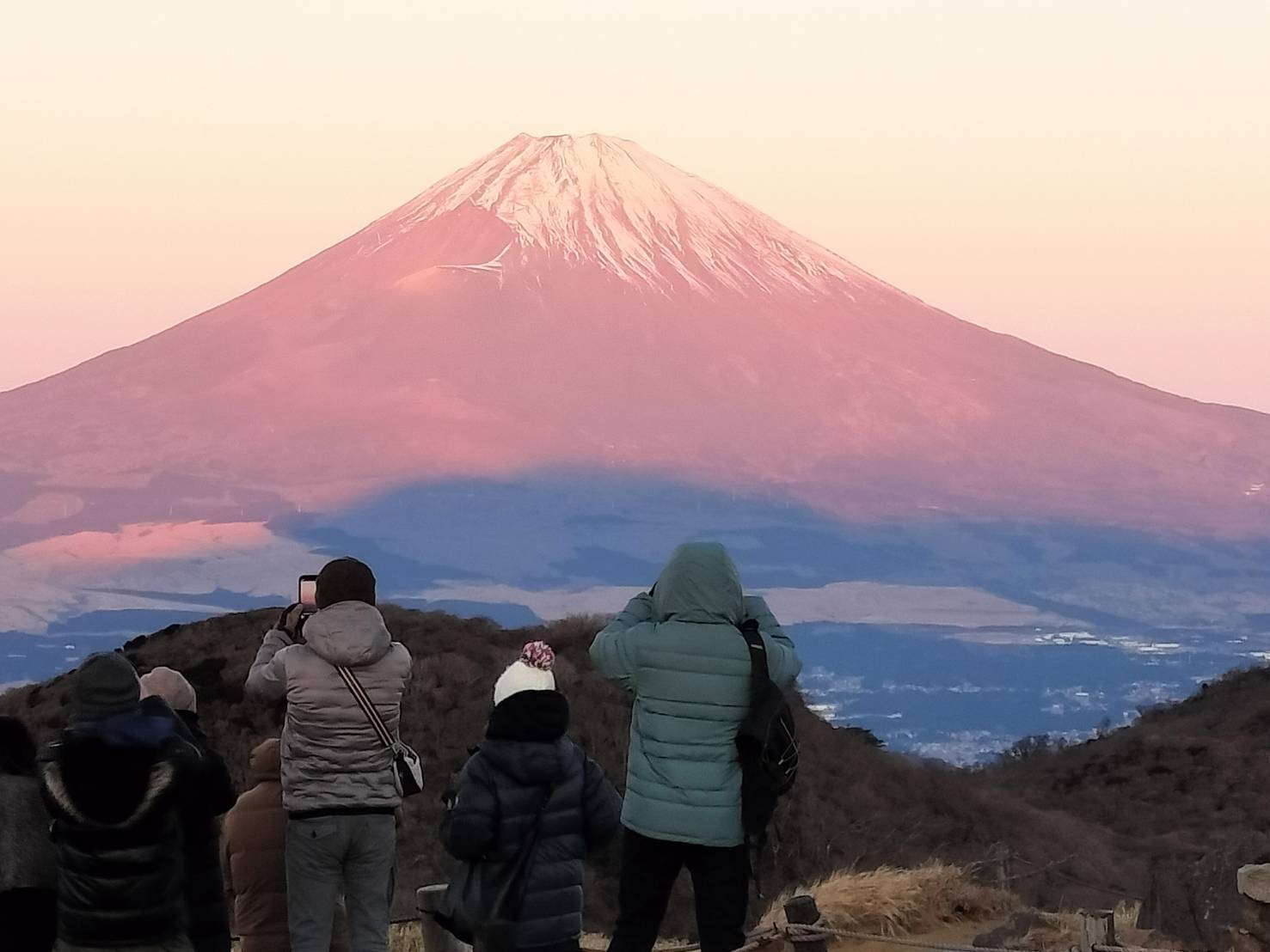 2025年駒ヶ岳山頂からの富士山