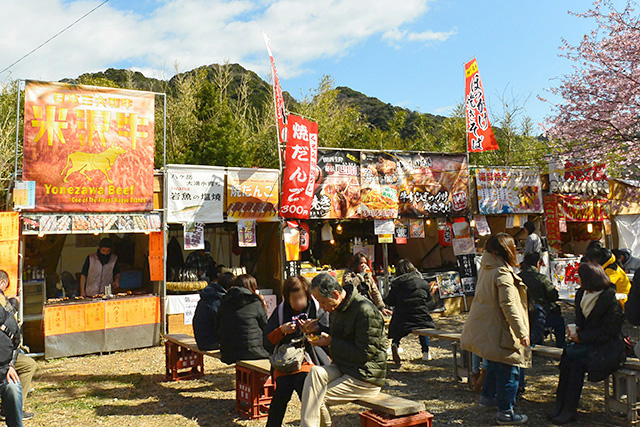 河津桜まつり出店