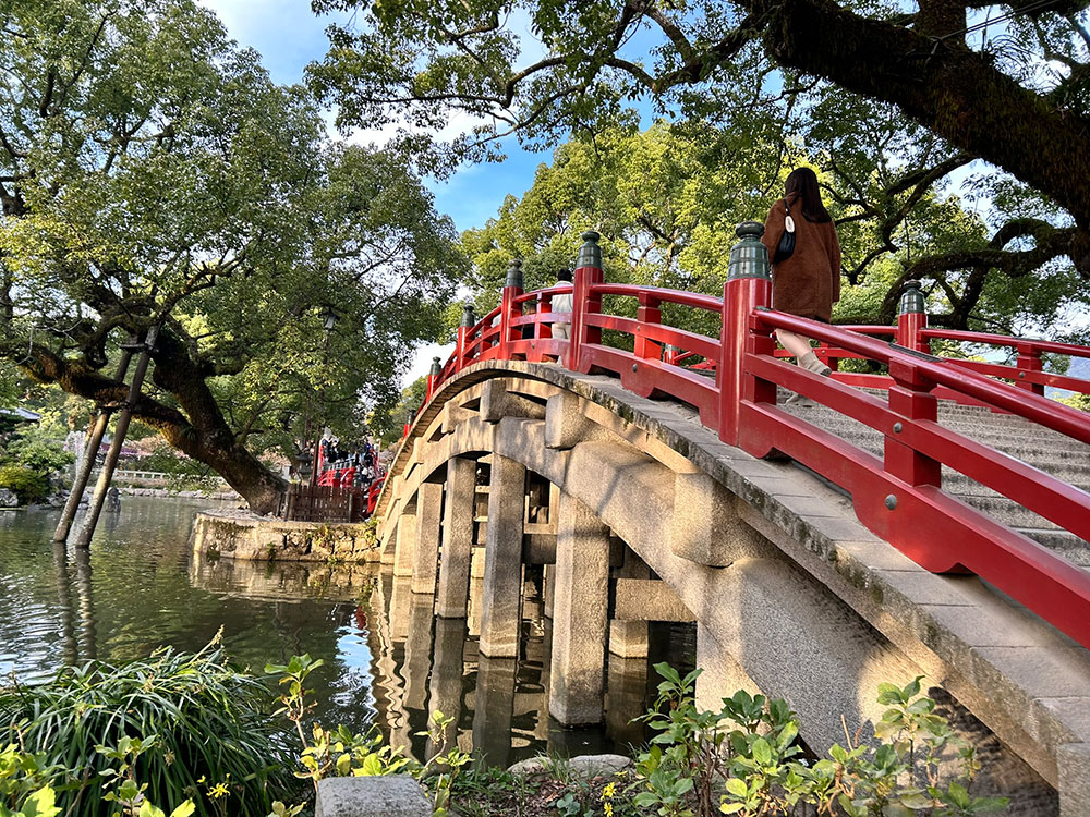 太宰府天満宮　本殿への橋