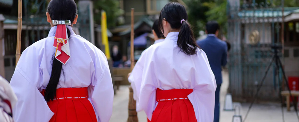 戸越八幡神社で伝統を紡ぐ巫女体験講座