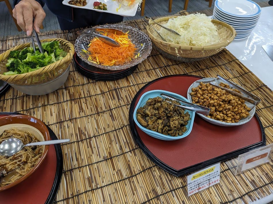 宿泊先　龍氣の朝食